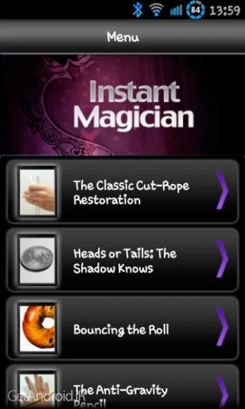 دانلود Instant Magician v1.0 نرم افزار آموزش شعبده بازی اندروید
