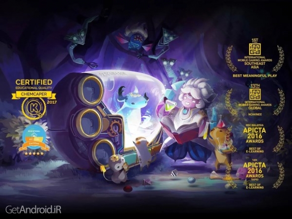 دانلود ChemCaper 2.0 بازی کژوال آموزش شیمی اندروید