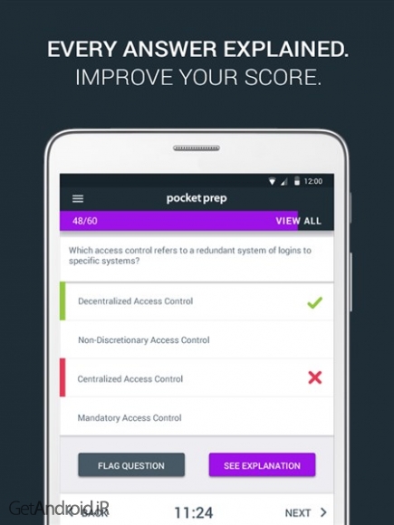 دانلود CISSP CBK-5 Exam Prep 2017 v4.3.2 [Premium] برنامه شبیه سازی آزمون و امتحان اندروید