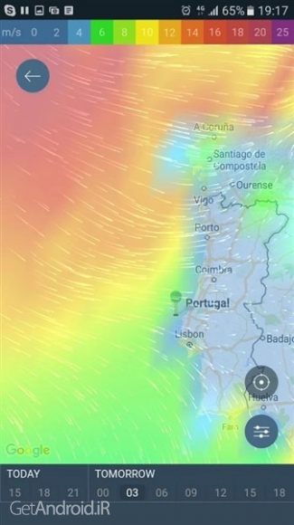دانلود نرم افزار WINDY اندروید
