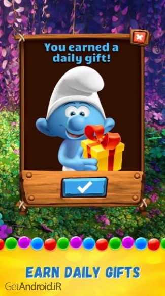 دانلود بازی Smurfs Bubble Story اندروید