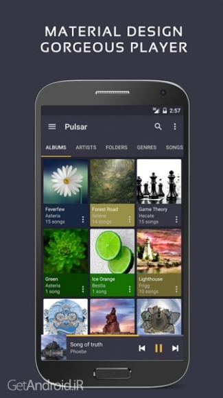 دانلود برنامه Pulsar Music Player Pro اندروید