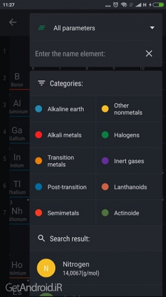 دانلود برنامه Periodic Table 2019 PRO اندروید