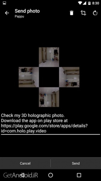 دانلود Hologram Video Player v1.8 برنامه پخش فیلم سه بعدی اندروید