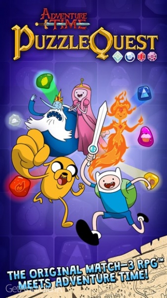 دانلود Adventure Time Puzzle Quest 2.00 بازی ماموریت های پازلی اندروید