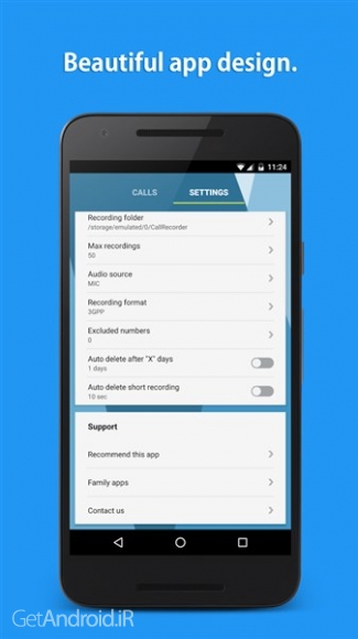 دانلود Call Recorder Pro v1.4.2 نرم افزار ضبط مکالمه دوطرفه اندروید