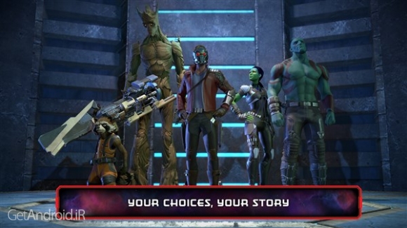 دانلود Guardians of the Galaxy TTG 1.08 بازی ماجراجویی نگهبانان کهکشان اندروید