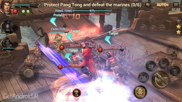 دانلود بازی Dynasty Warriors: Unleashed اندروید