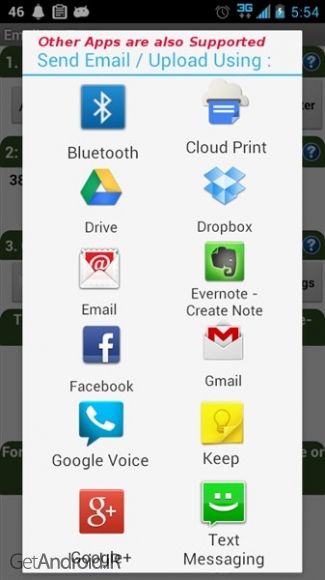 دانلود Email My Texts SMS v5.3 برنامه پشتیبان گیری از اس ام اس و متن به ایمیل اندروید