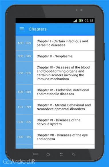 دانلود ICD 10 Pro v1.5.1 برنامه پزشکی اندروید