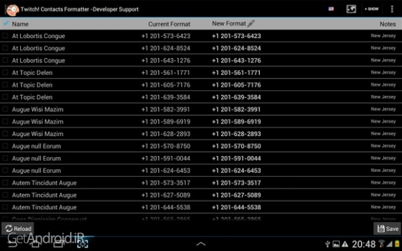 دانلود Twitch! Contacts Formatter -SD vM1.15 بهترین نرم افزار مدیریت مخاطبین اندروید