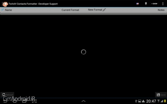 دانلود Twitch! Contacts Formatter -SD vM1.15 بهترین نرم افزار مدیریت مخاطبین اندروید