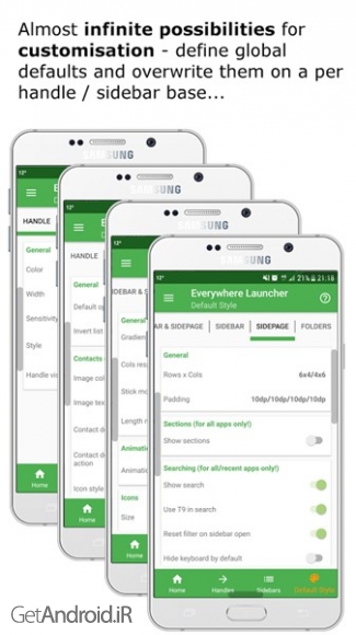 دانلود لانچر Everywhere Launcher