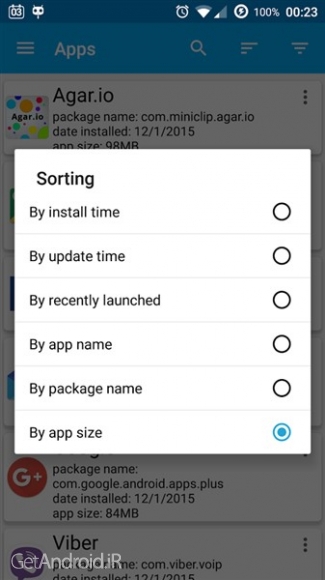 دانلود برنامه App Manager اندروید