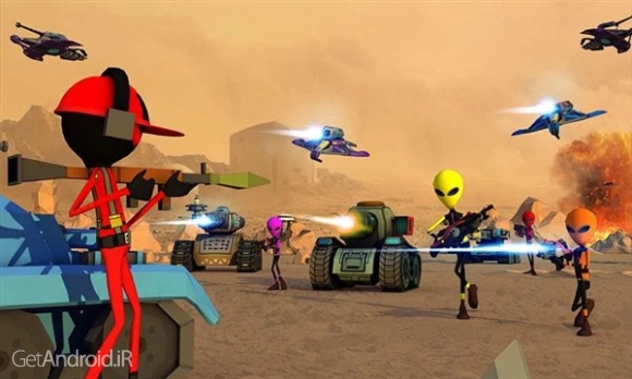 دانلود Creepy Aliens Battle Simulator 3D v1.3 بازی نبرد با موجودات فضایی اندروید