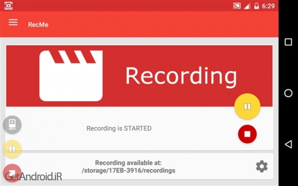 دانلود برنامه RecMe Free Screen Recorder اندروید