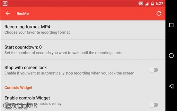 دانلود برنامه RecMe Free Screen Recorder اندروید