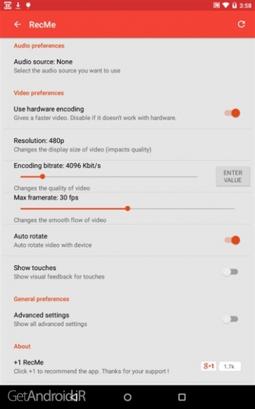 دانلود برنامه RecMe Free Screen Recorder اندروید