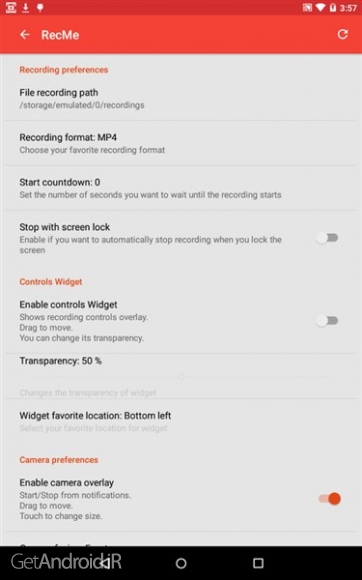 دانلود برنامه RecMe Free Screen Recorder اندروید