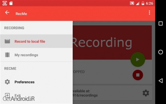 دانلود برنامه RecMe Free Screen Recorder اندروید