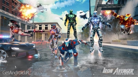 دانلود بازی Iron Avenger No Limits اندروید