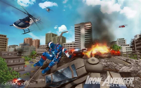 دانلود بازی Iron Avenger No Limits اندروید