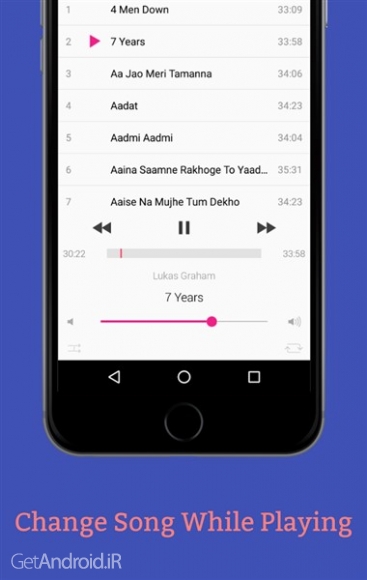 دانلود iMusic Pro v6.11 برنامه موزیک پلیر آیفون برای اندروید