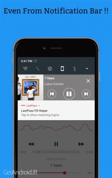 دانلود iMusic Pro v6.11 برنامه موزیک پلیر آیفون برای اندروید