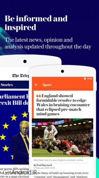 دانلود برنامه The Telegraph Live News اندروید