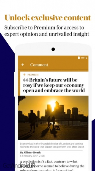 دانلود برنامه The Telegraph Live News اندروید