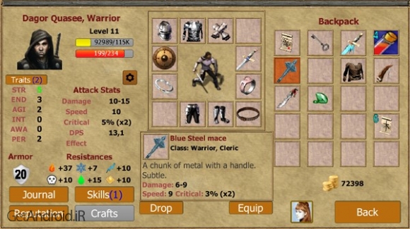 دانلود بازی Exiled Kingdoms RPG اندروید