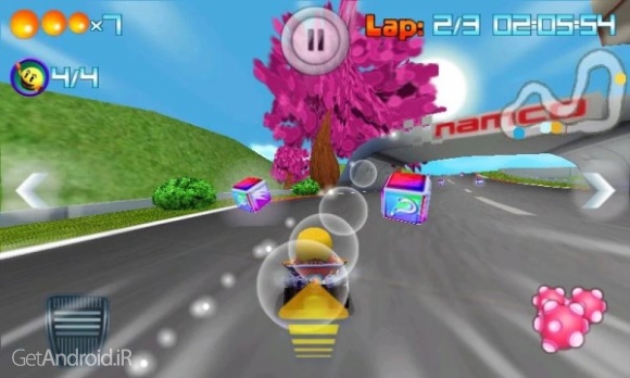 دانلود PAC-MAN Kart Rally by Namco 1.3.5 بازی رالی پک من اندروید