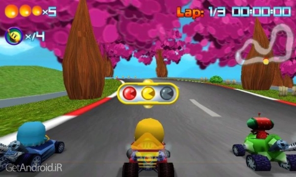 دانلود PAC-MAN Kart Rally by Namco 1.3.5 بازی رالی پک من اندروید