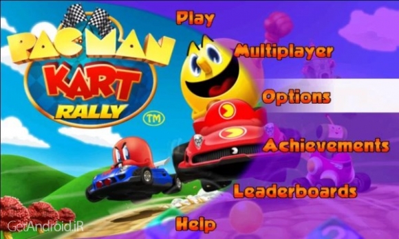 دانلود PAC-MAN Kart Rally by Namco 1.3.5 بازی رالی پک من اندروید