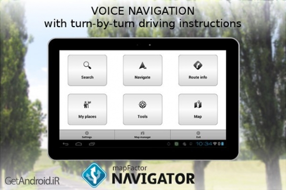 دانلود برنامه MapFactor GPS Navigation Maps اندروید
