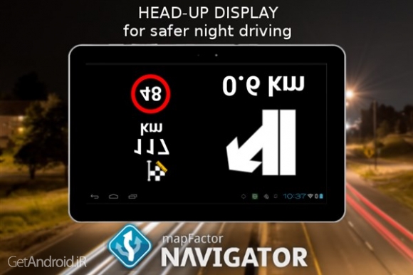 دانلود برنامه MapFactor GPS Navigation Maps اندروید