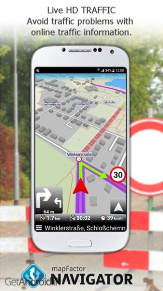 دانلود برنامه MapFactor GPS Navigation Maps اندروید