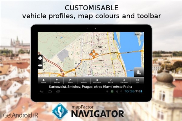 دانلود برنامه MapFactor GPS Navigation Maps اندروید