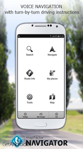 دانلود برنامه MapFactor GPS Navigation Maps اندروید