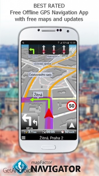 دانلود برنامه MapFactor GPS Navigation Maps اندروید