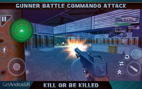دانلود Gunner Battle Commando Attack 5.58 بازی تفنگی برای اندروید بدون دیتا