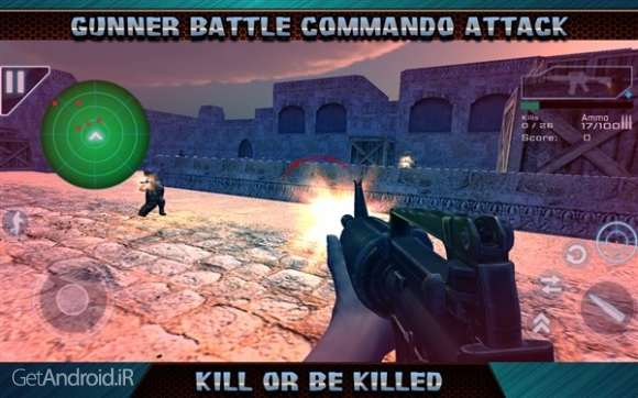 دانلود Gunner Battle Commando Attack 5.58 بازی تفنگی برای اندروید بدون دیتا