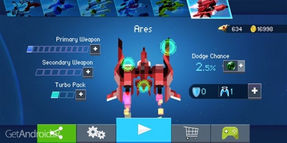 دانلود Gold Flower - Bullet Hell Shooter 2.1.0 بازی جنگنده اندروید