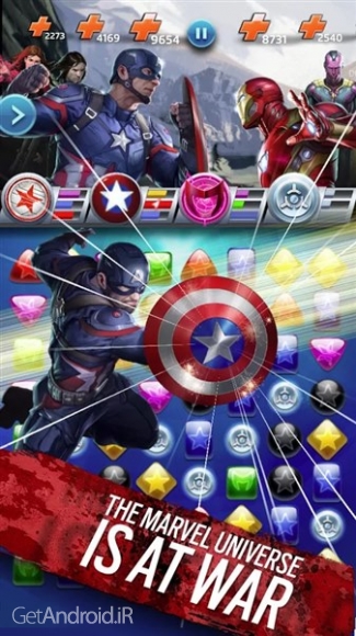 دانلود بازی Marvel Puzzle Quest اندروید