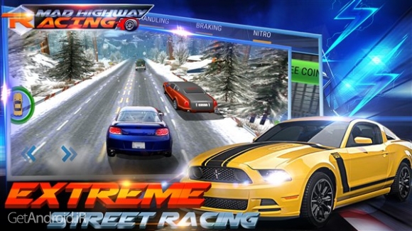 دانلود Mad 3D：Highway Racing 1.1 بازی ماشین سواری در بزرگراه برای اندروید