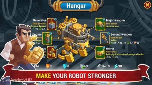 دانلود Steampunk Syndicate 2 Pro Version 1.2.52 بازی استراتژیک برج دفاعی برای اندروید