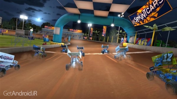 دانلود بازی Dirt Trackin Sprint Cars اندروید