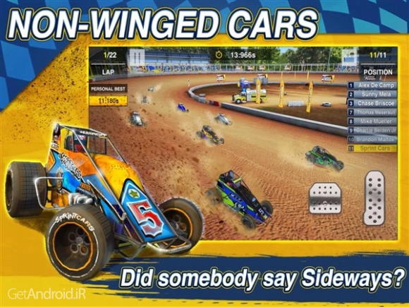 دانلود بازی Dirt Trackin Sprint Cars اندروید