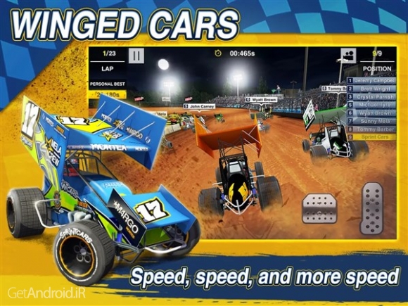 دانلود بازی Dirt Trackin Sprint Cars اندروید