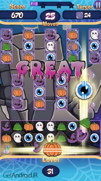 دانلود Match 3 – Spooky Hotel 1.03 بازی هتل اشباح اندروید